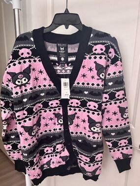 Box Lunch Exclusive Sanrio Kuromi Cardigan size L